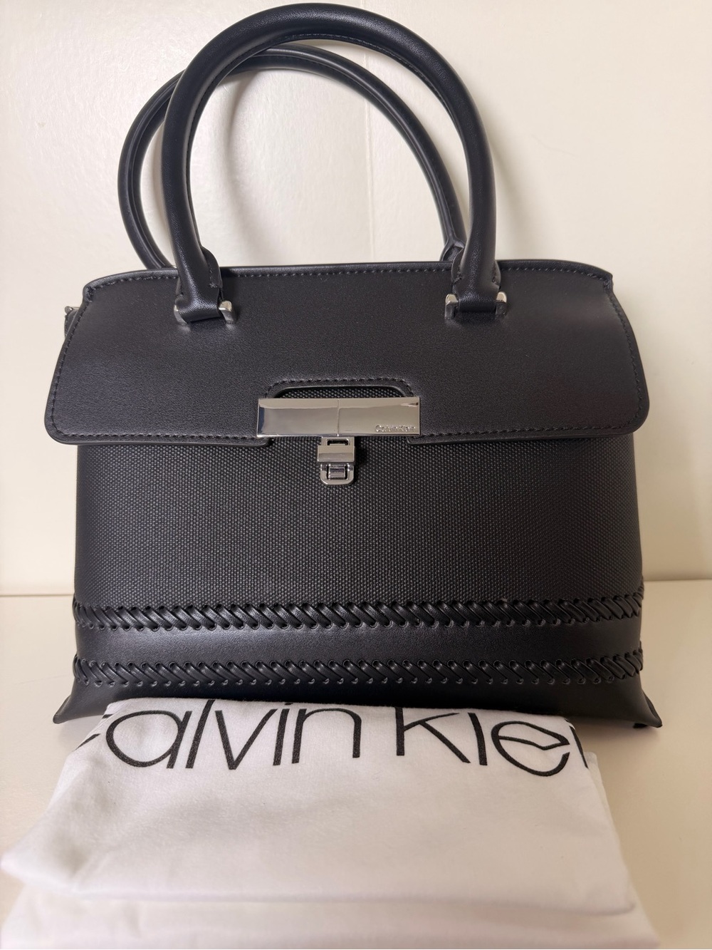 Calvin Klein Becky Canvas Crossbody New Dust Bag Included